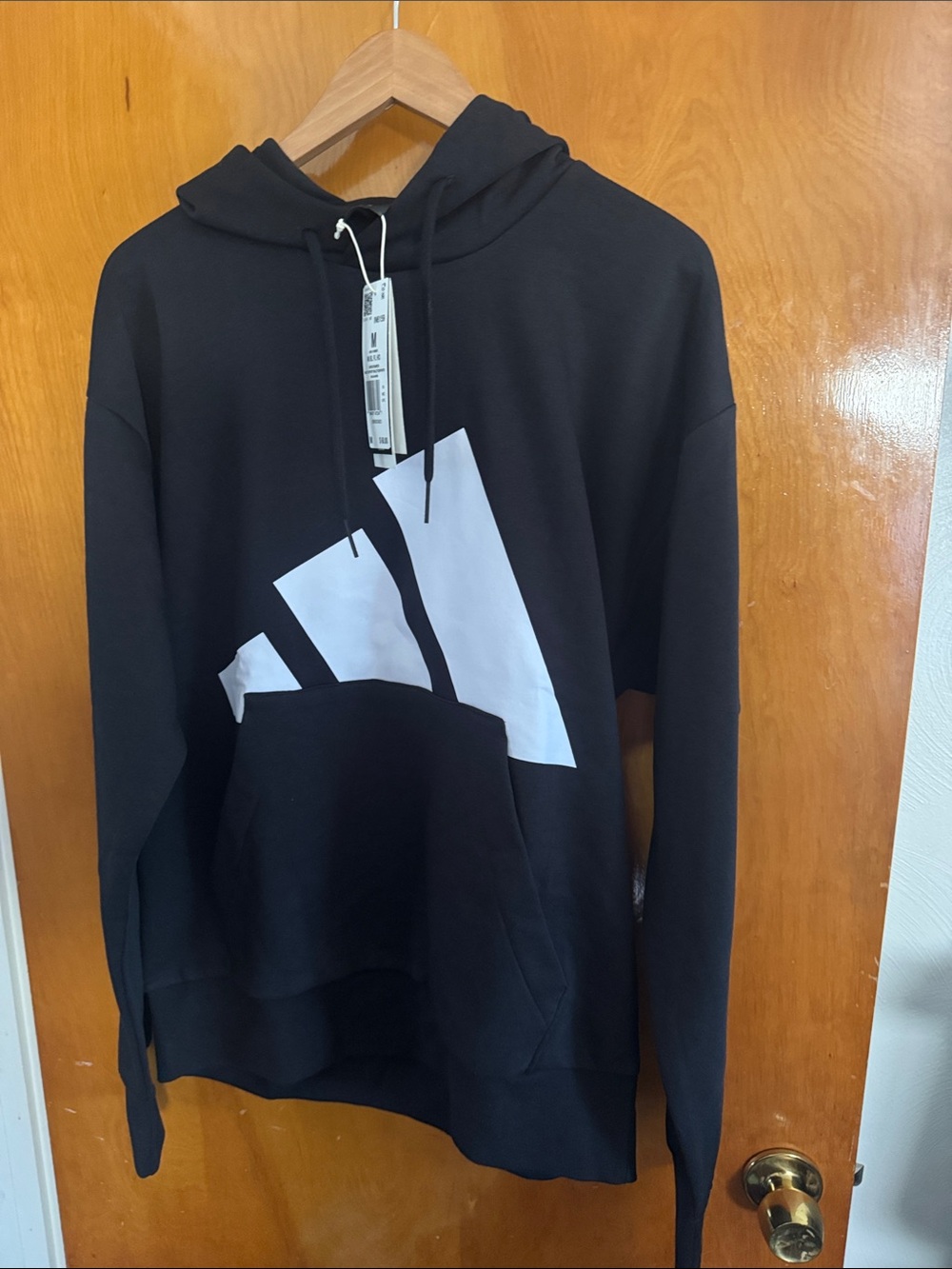 Adidas Hoodie Mens Medium Black